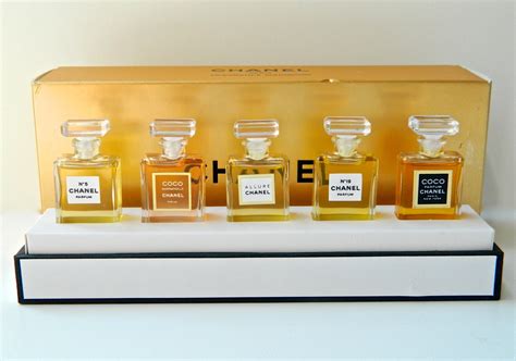 Chanel perfume collection set